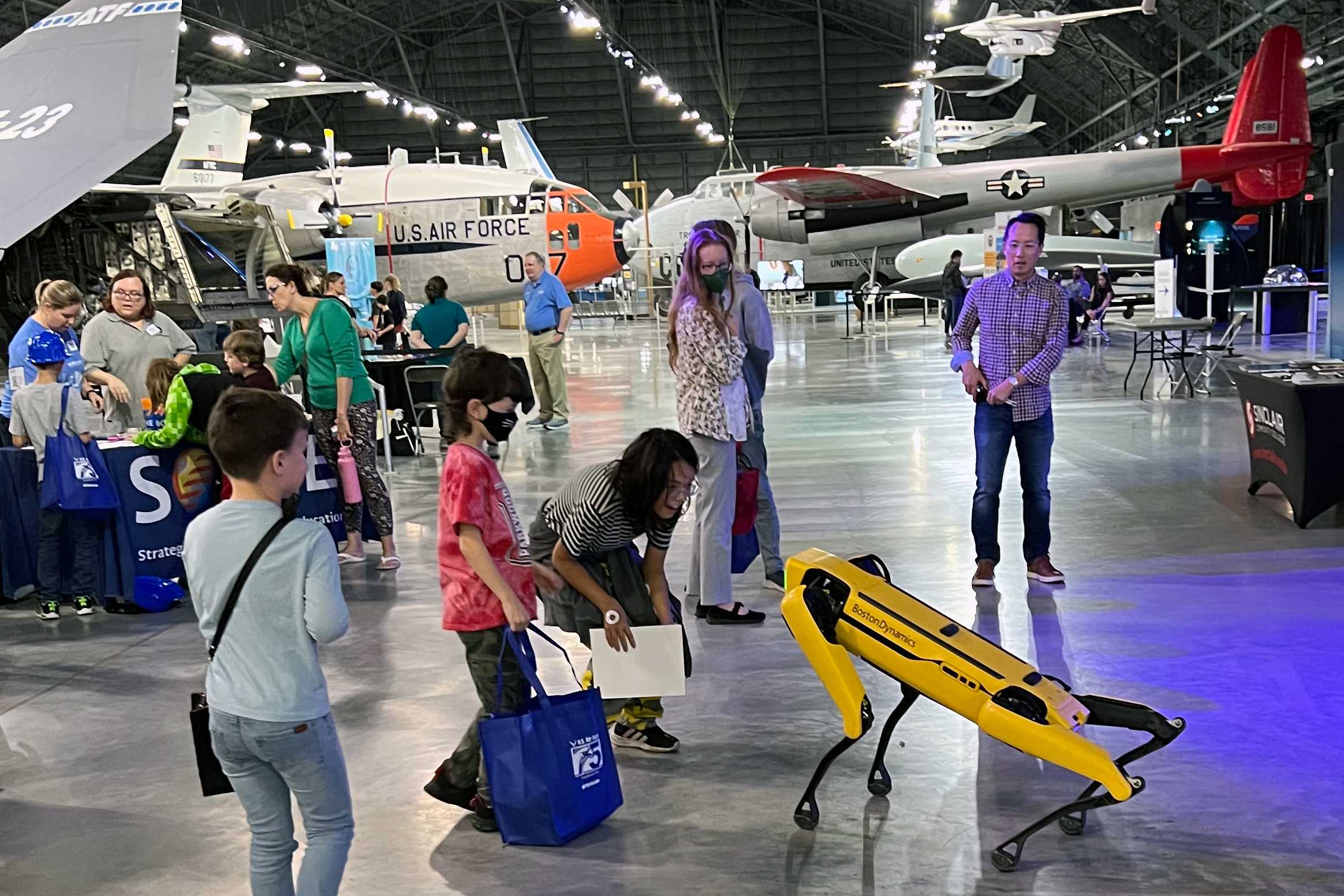 Attendees explore the Do STEM Future Fair in Dayton, OH.